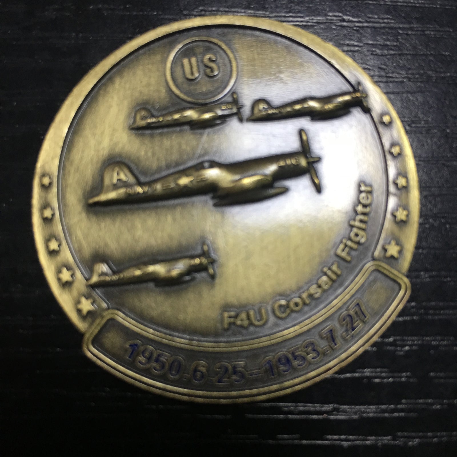 The Forgotten War challenge coin, for North Korea and South Korea, People's Volunteer Army 4