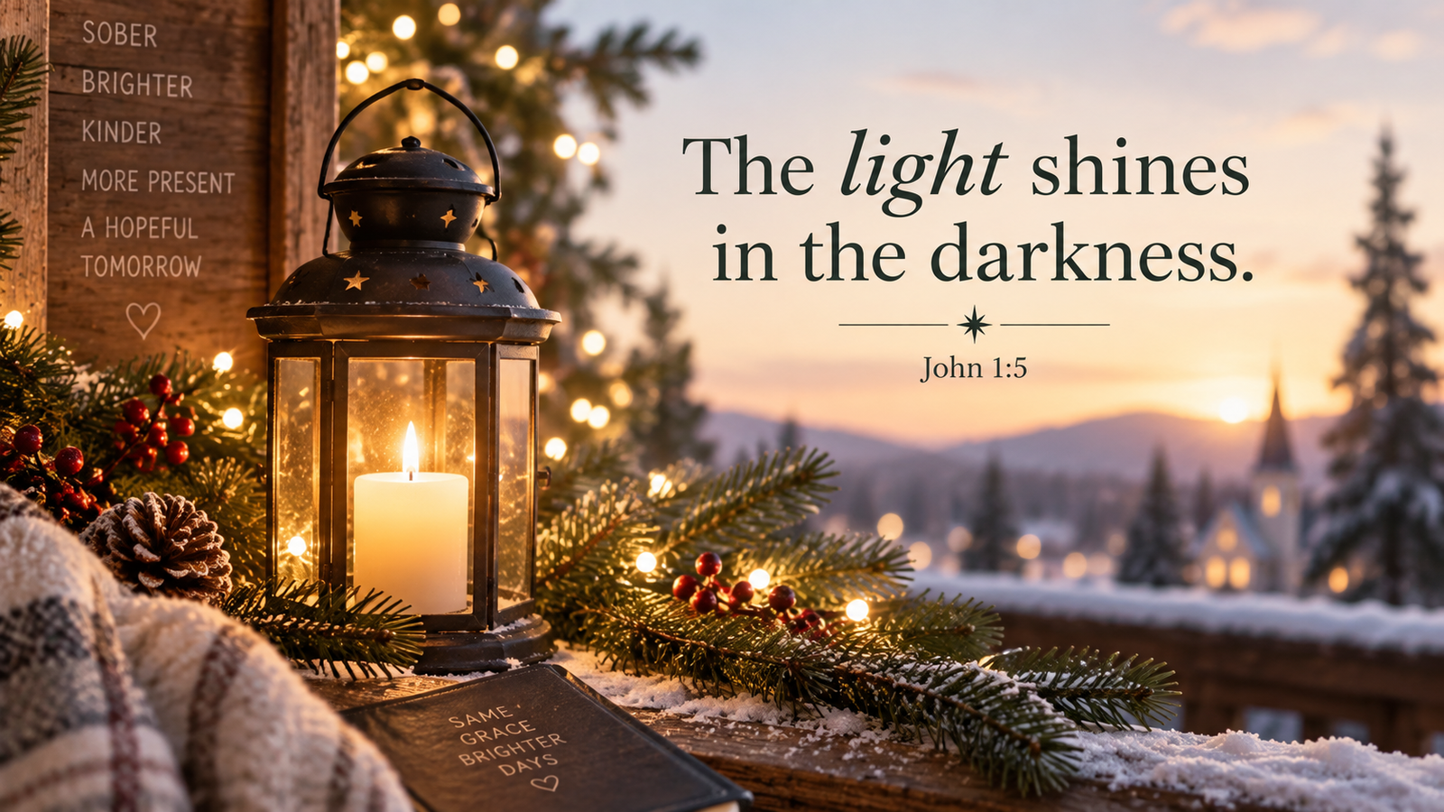 The light shines in the darkness — John 1:5 for a sober Christmas